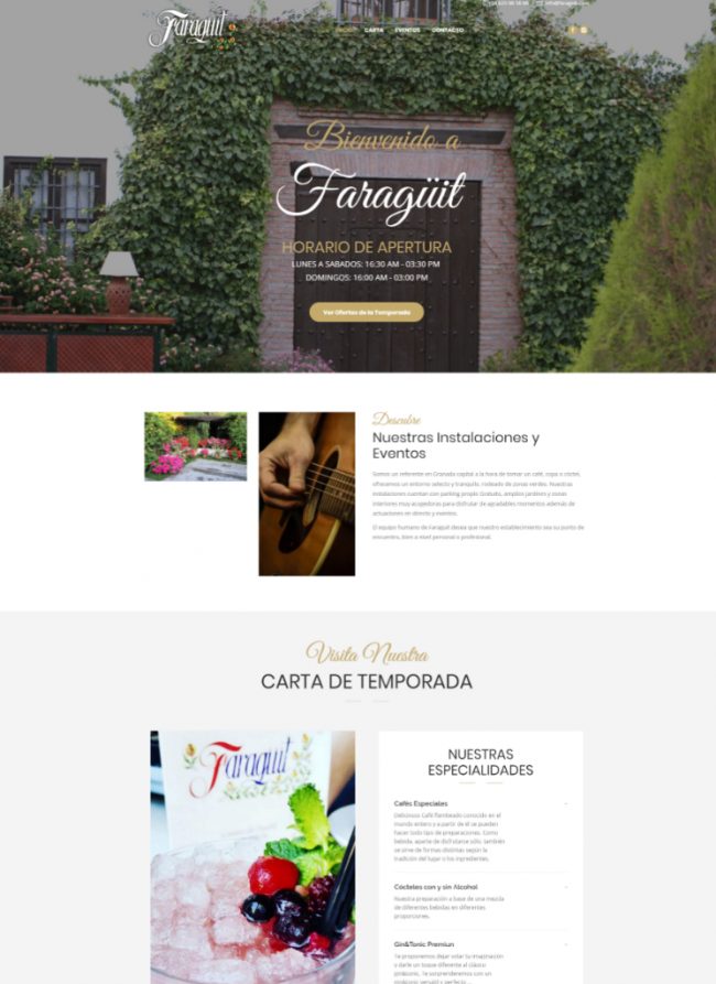 Páginas web Granada