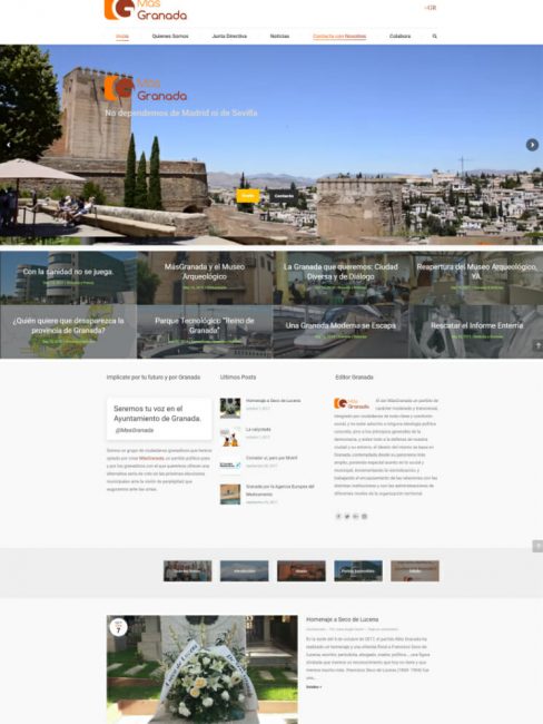 Páginas web Granada