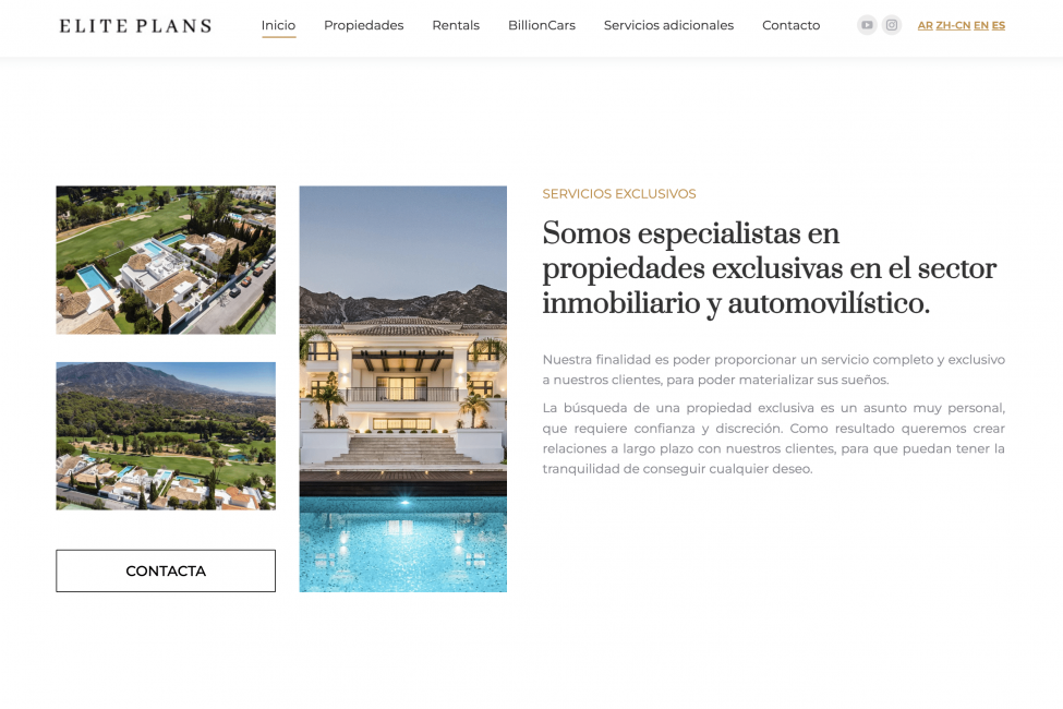 Diseño Web Minimalista con OnDiseño.com